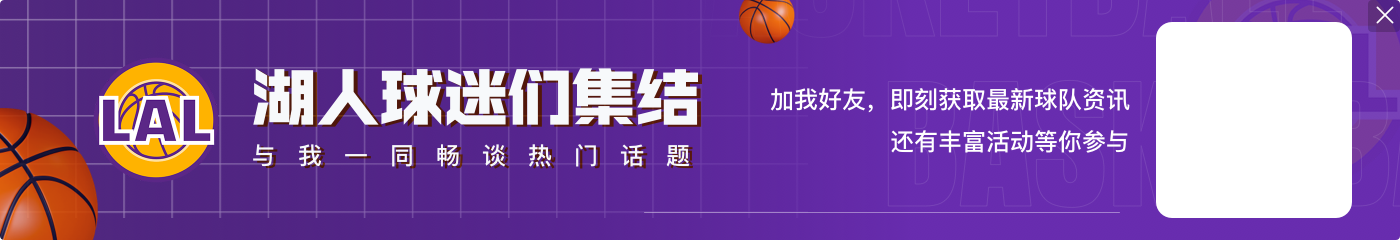 76人记者：格莱姆斯在湖人应是场均15+6+4的优质3D 不该疯狂砍分